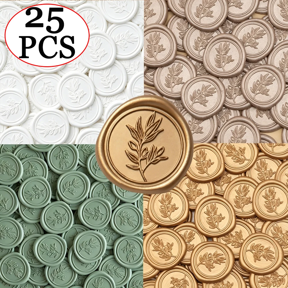 Wax Seal Stamp Set - 25 autocollants de sceau de cire