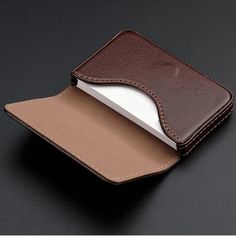 Index Card Holder - Porte-cartes de crédit en cuir PU
