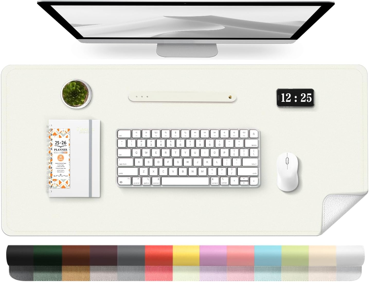 Leather Desk Pad - Protecteur de bureau en cuir 39,4x17