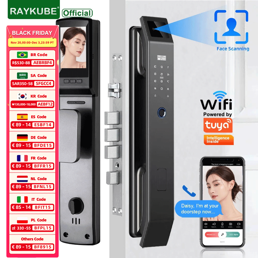Letter Opener Brass - RAYKUBE DF14 Tuya WiFi 3D reconnaissance