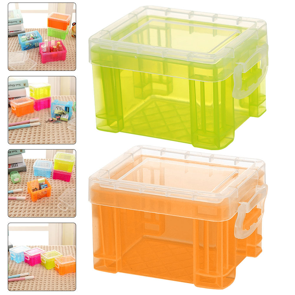 Card Index Box - Boîte de rangement colorée pour bureau,
