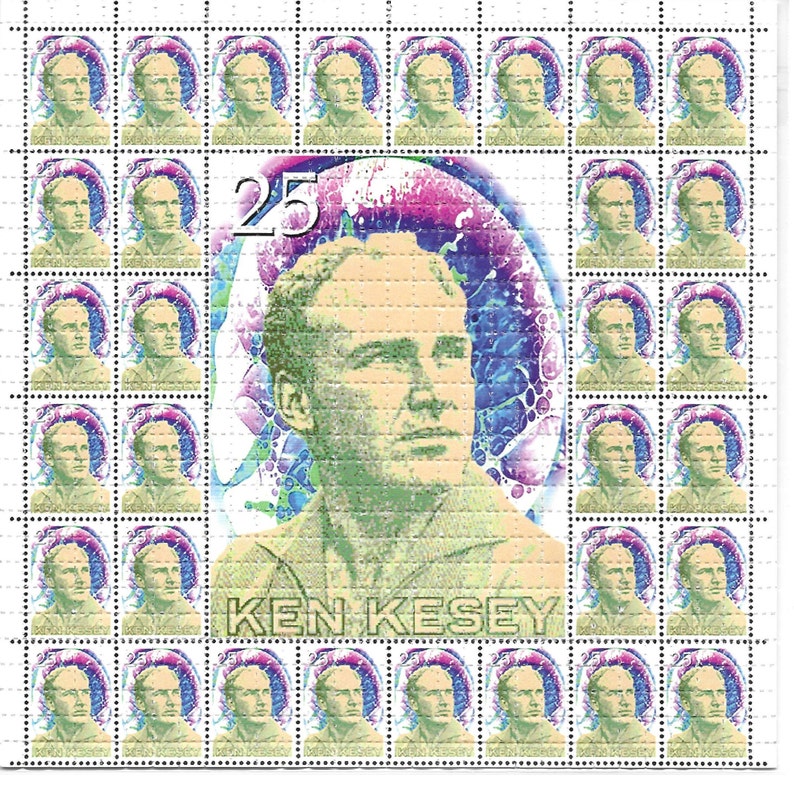 Ink Blotter Paper - Kesey timbres psychédéliques LSD sans acide