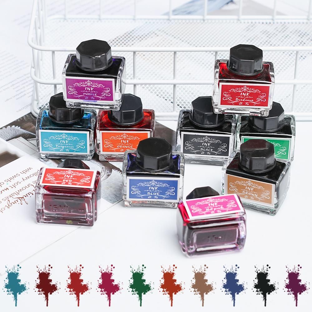 Fountain Pen Bottled Ink - Encre sans carbone pour stylo plume,