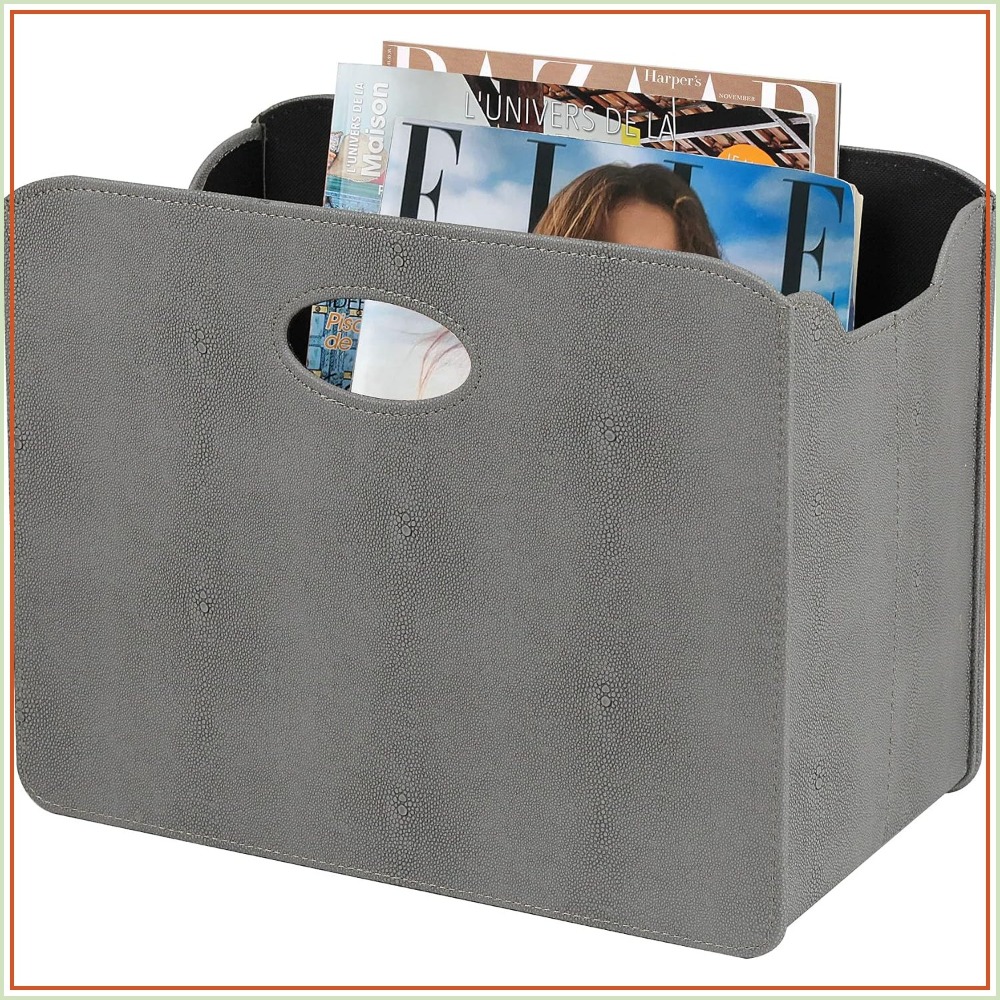 Magazine Holder Rack - Porte-revues pliable, organiseur de dossiers, bac