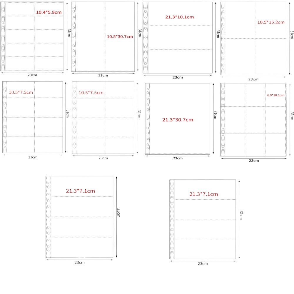 Card Index Box - Manchon de carte plusieurs poches A4
