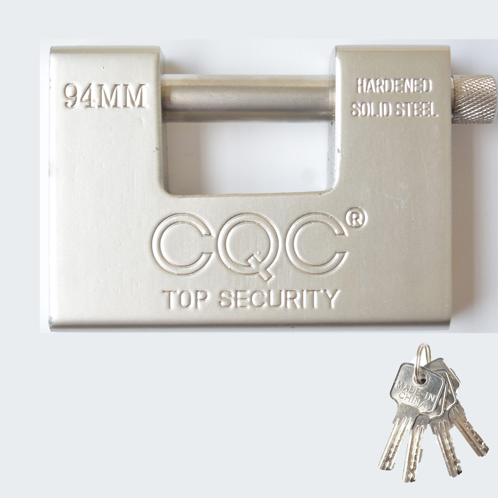Letter Opener Brass - Cadenas avec clé de 94mm, robuste