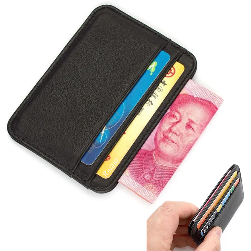 Index Card Holder - Porte-carte de visite en cuir véritable