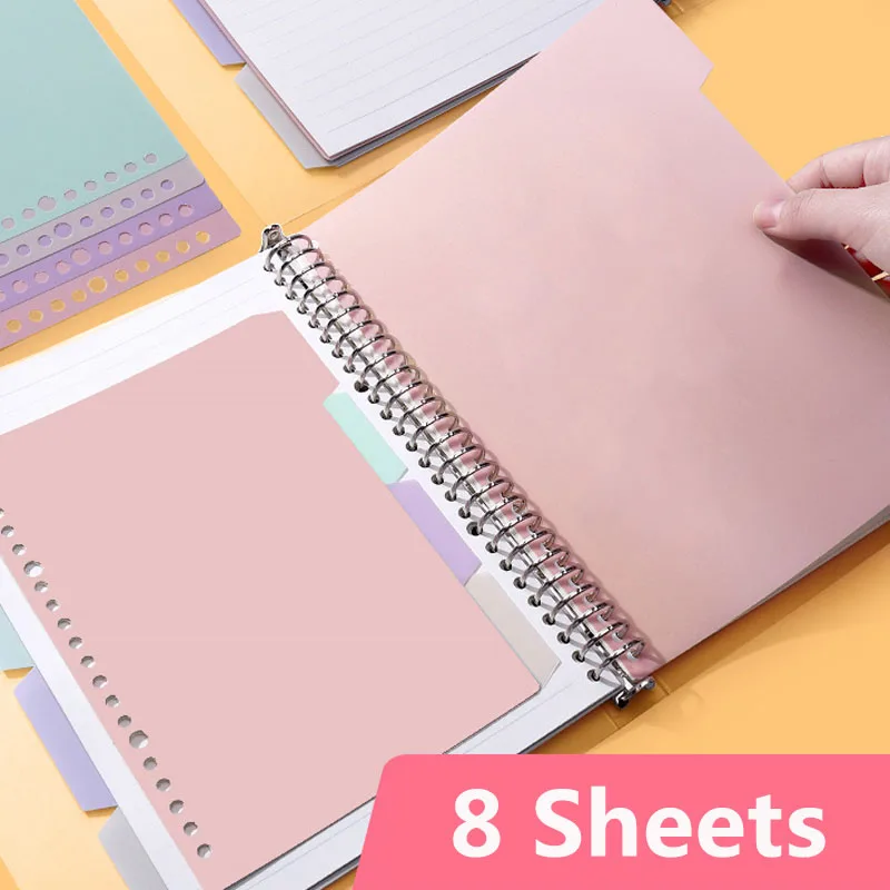 Tab Divider A4 - Ders de synchronisation colorés pour index