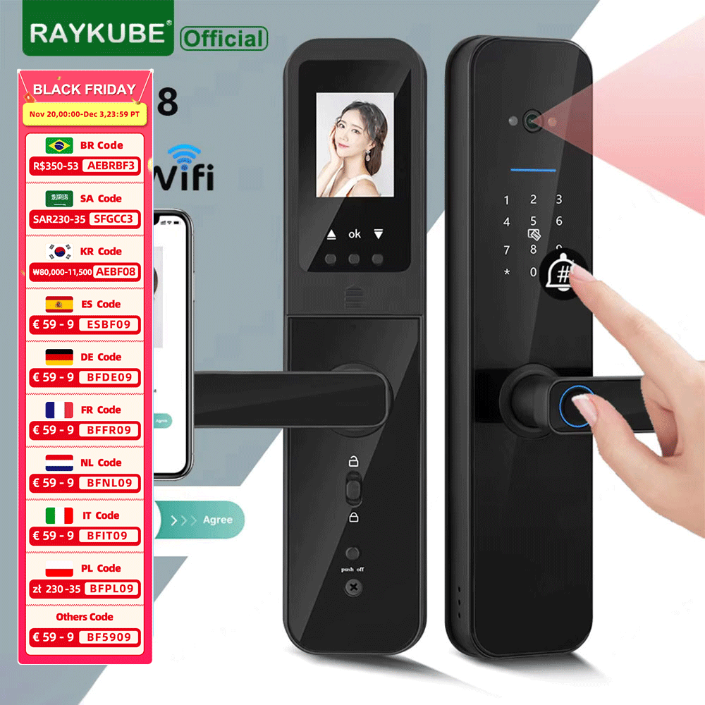 Letter Opener Brass - RAYKUBE F008 Tuya Wifi judas HD