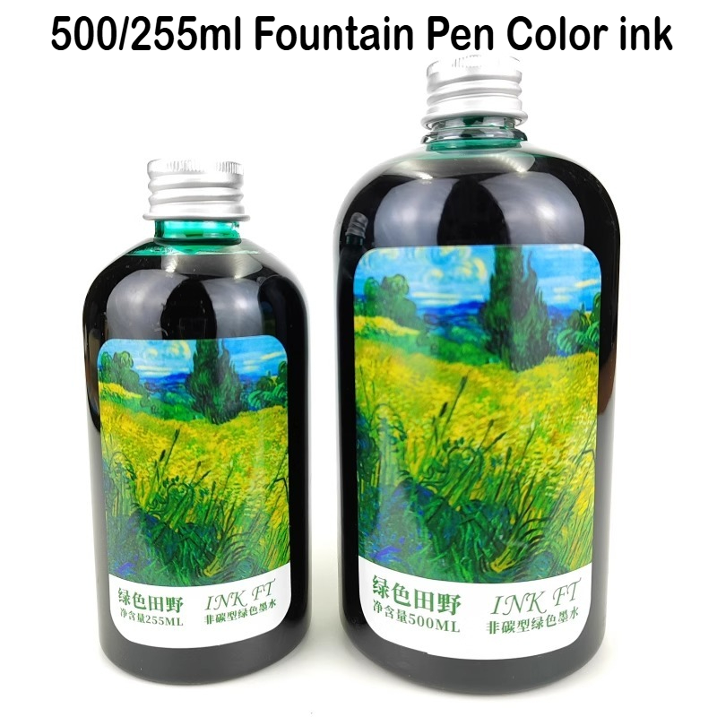 Fountain Pen Bottled Ink - 500 ml/255/50 ml 24 couleurs stylo