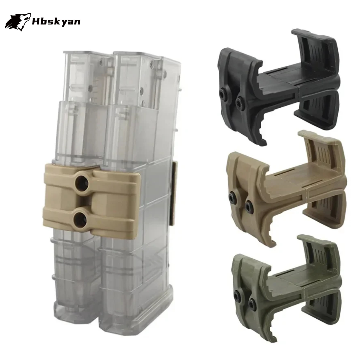 Magazine Holder Rack - Coupleur de chargeur parallèle double universel