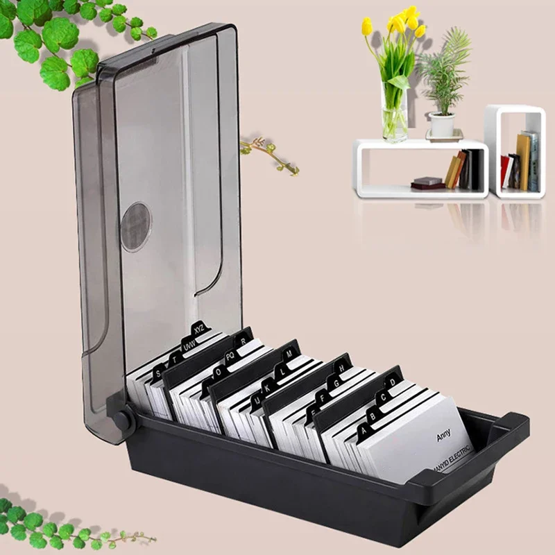 Card Index Box - Porte-cartes de visite, boîte de rangement