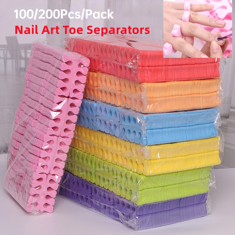 Gel Refill Pack - Séparateurs d'orteils pour Nail Art, 100