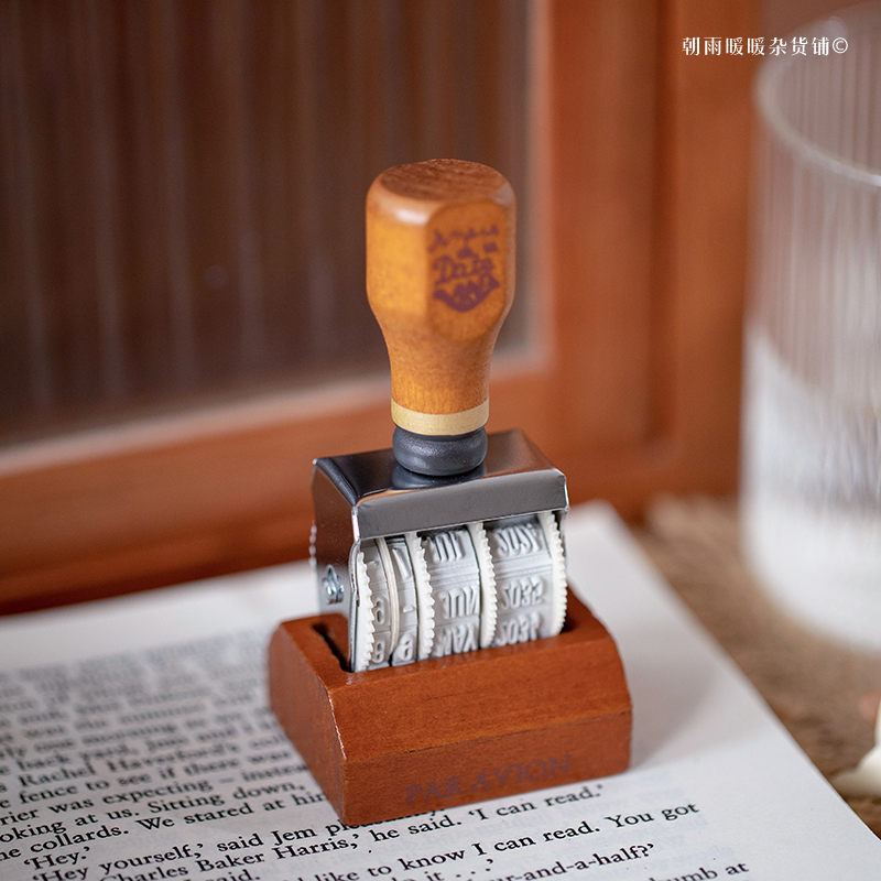Rubber Date Stamp - Chaoyu Tampon dateur numérique réglable en