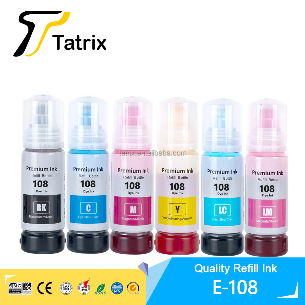 Fountain Pen Bottled Ink - Encre compatible Tatrix pour Epson 108,