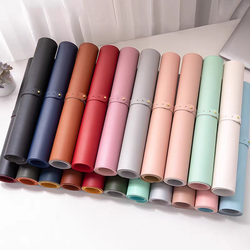 Leather Desk Pad - Tapis de table souple et pliable