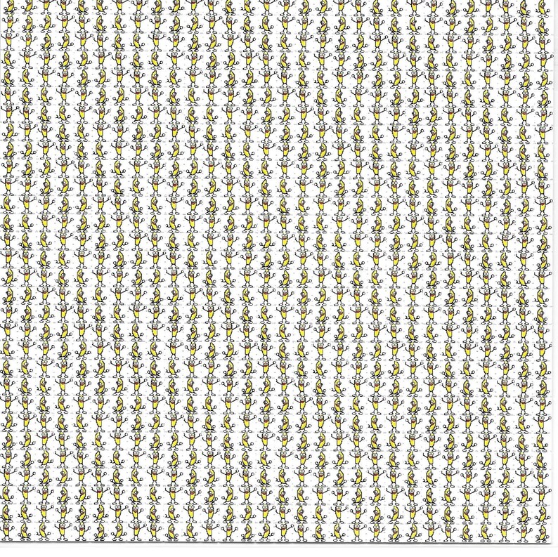 Ink Blotter Paper - Bananagramme psychédélique LSD acide butin Art