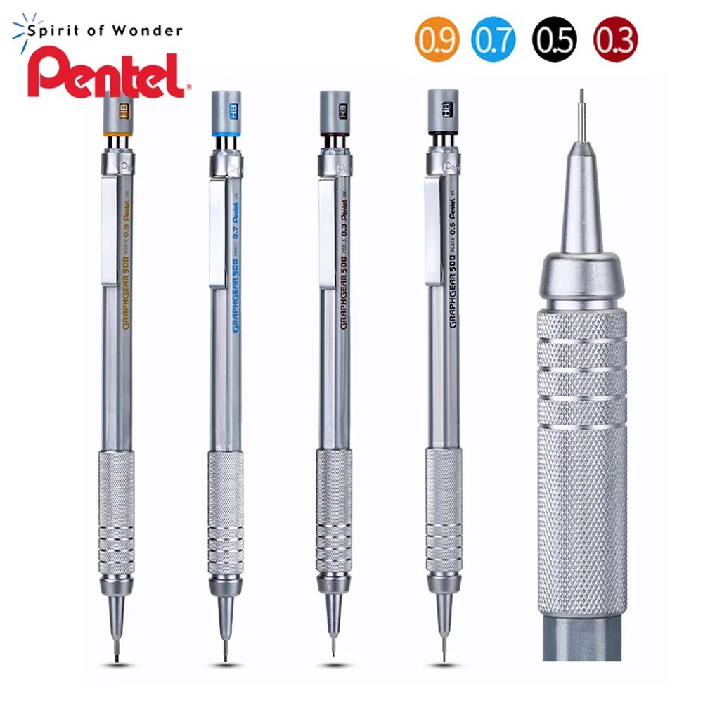 Mechanical Pencil 0.3 - 1 crayon mécanique Pentel Graphgear 500