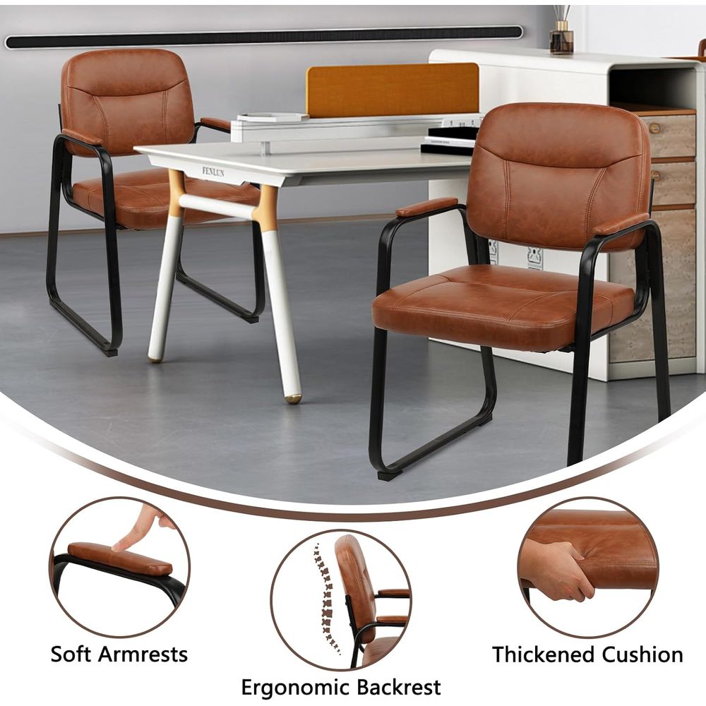 Fauteuils de réunion sans roul - Leather Desk Pad avis et prix