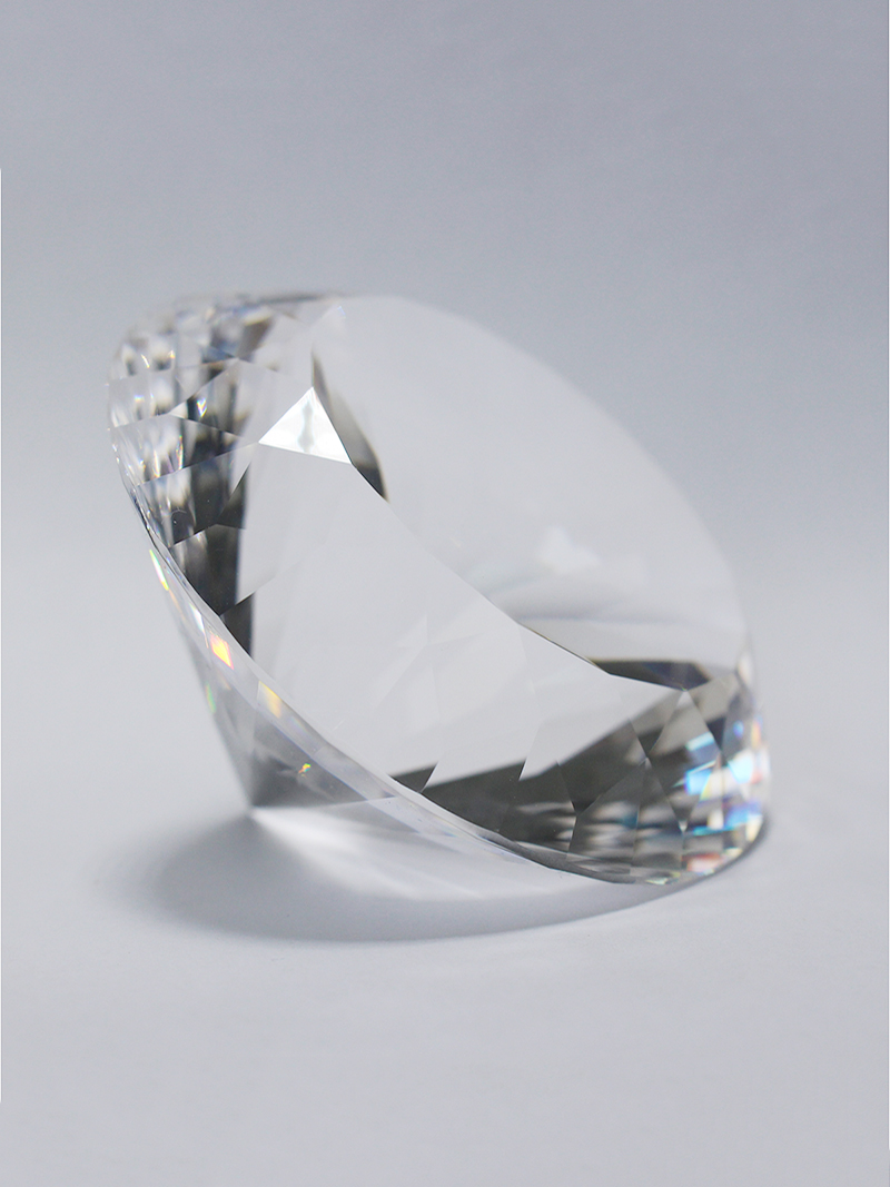 Presse-papier en verre diamant - Paper Weight Crystal avis et prix