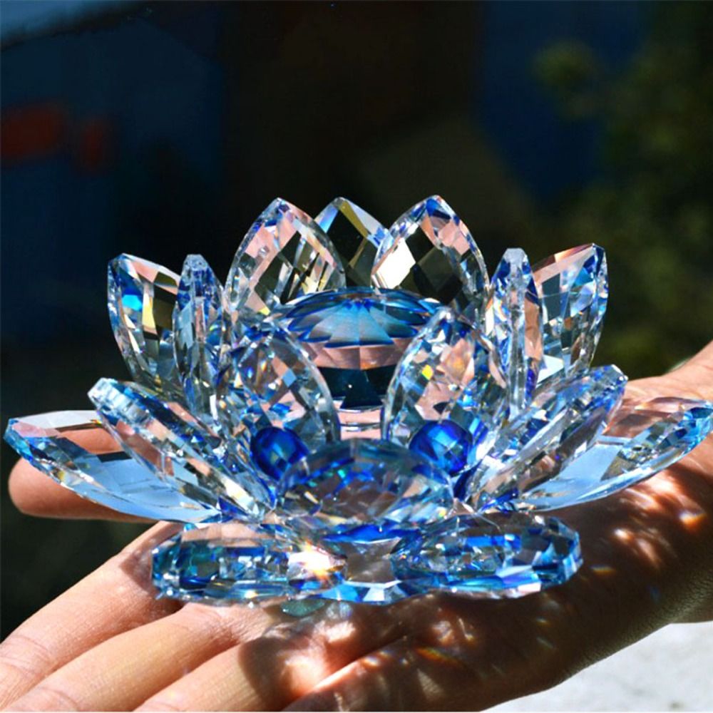 Figurine de fleur de Lotus en  - Paper Weight Crystal avis et prix