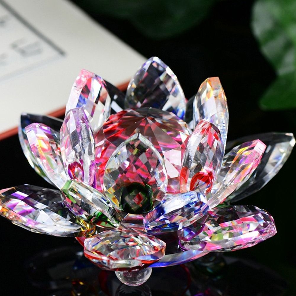 Figurine de fleur de Lotus en  - Paper Weight Crystal avis et prix