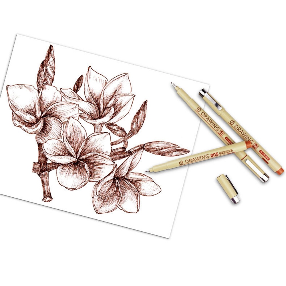 Micro stylos marron et noirs,  - Archive Box Set avis et prix