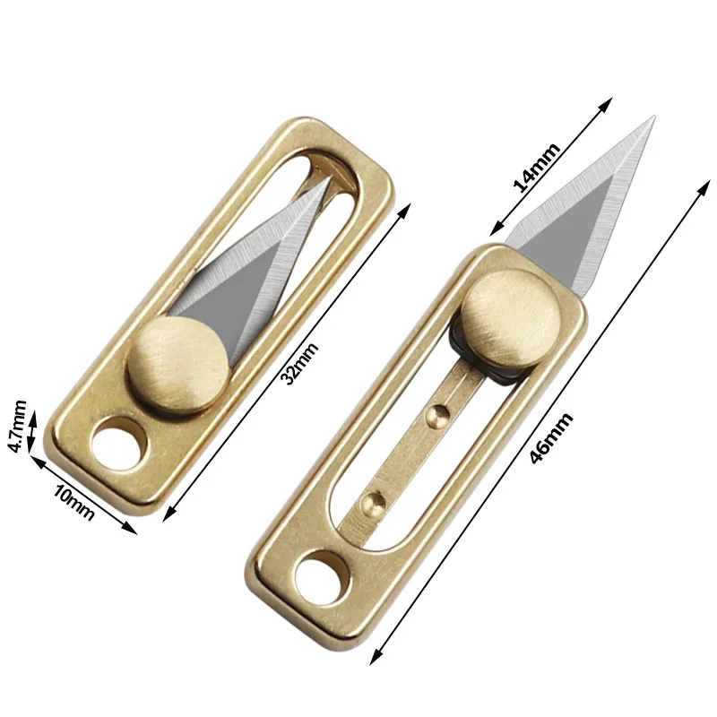Mini couteau en laiton et acie - Letter Opener Brass avis et prix