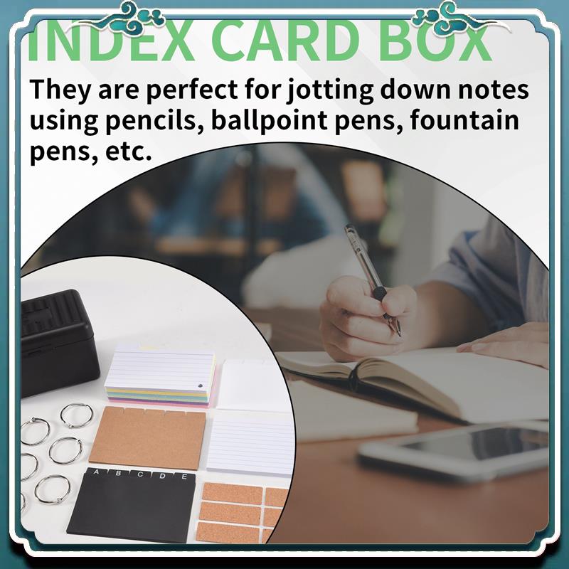 Ensemble de porte-cartes index - Card Index Box avis et prix