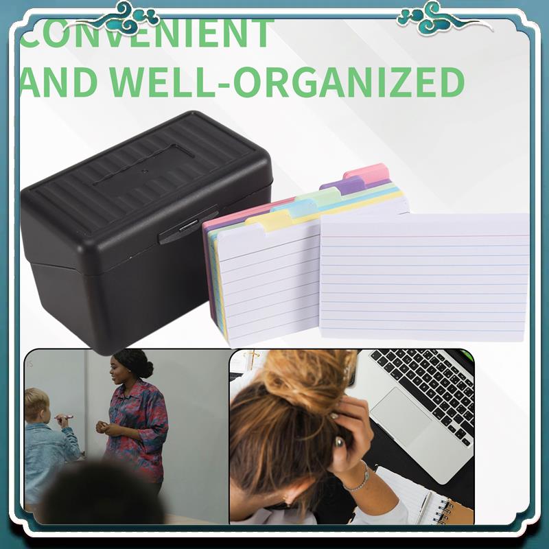 Ensemble de porte-cartes index - Card Index Box avis et prix