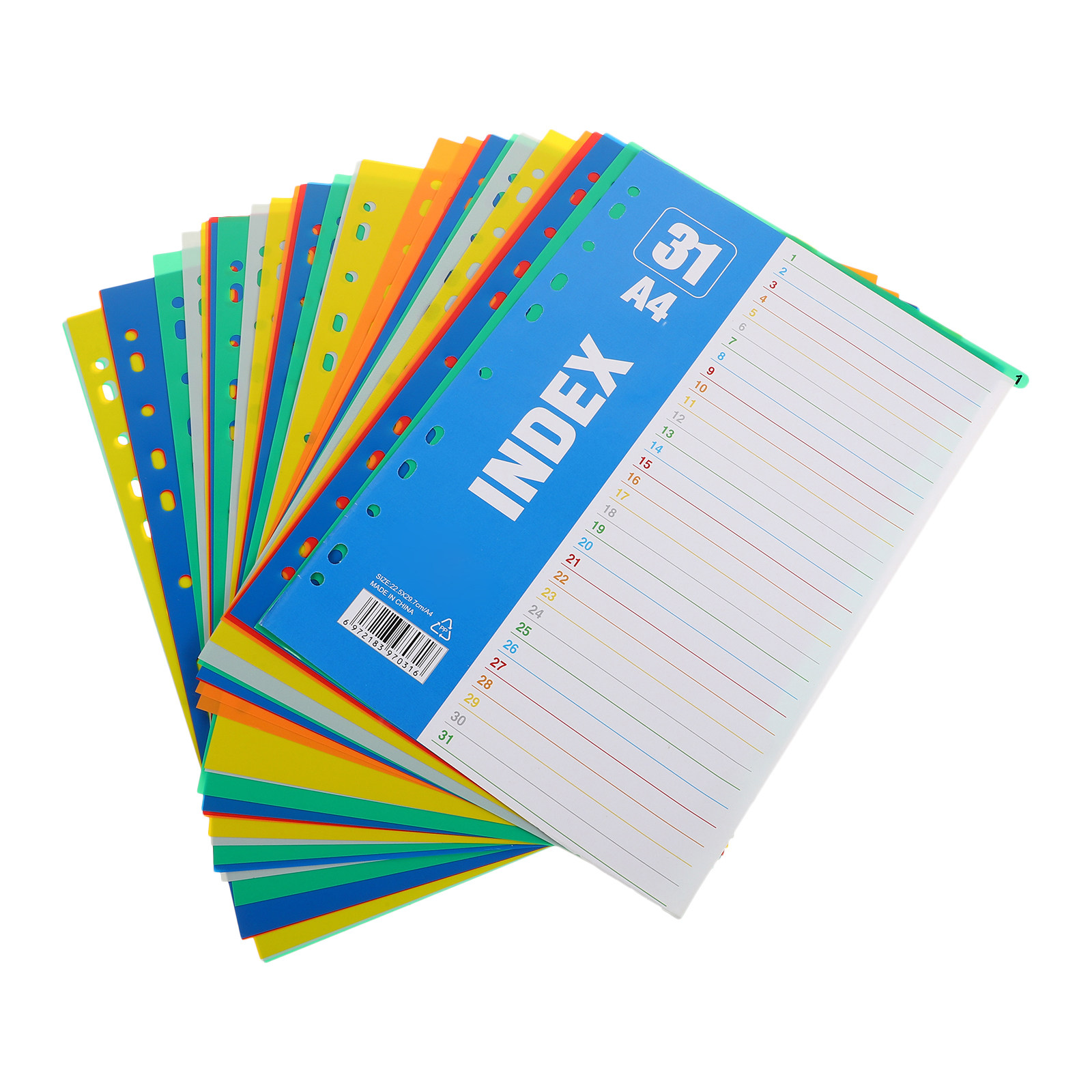 1 ensemble de séparateurs A4 à - Tab Divider A4 avis et prix