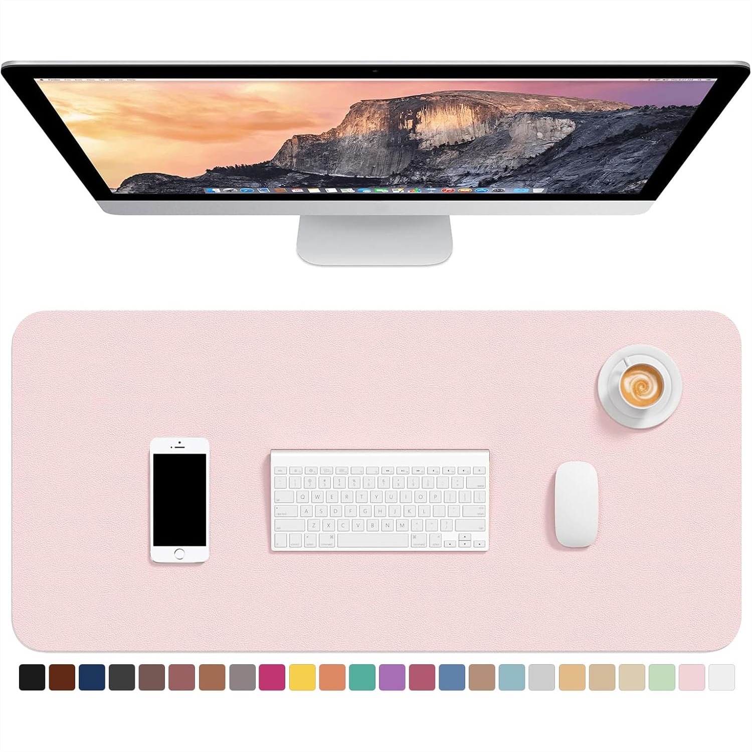 Tapis de bureau en cuir PU 30x - Leather Desk Pad avis et prix