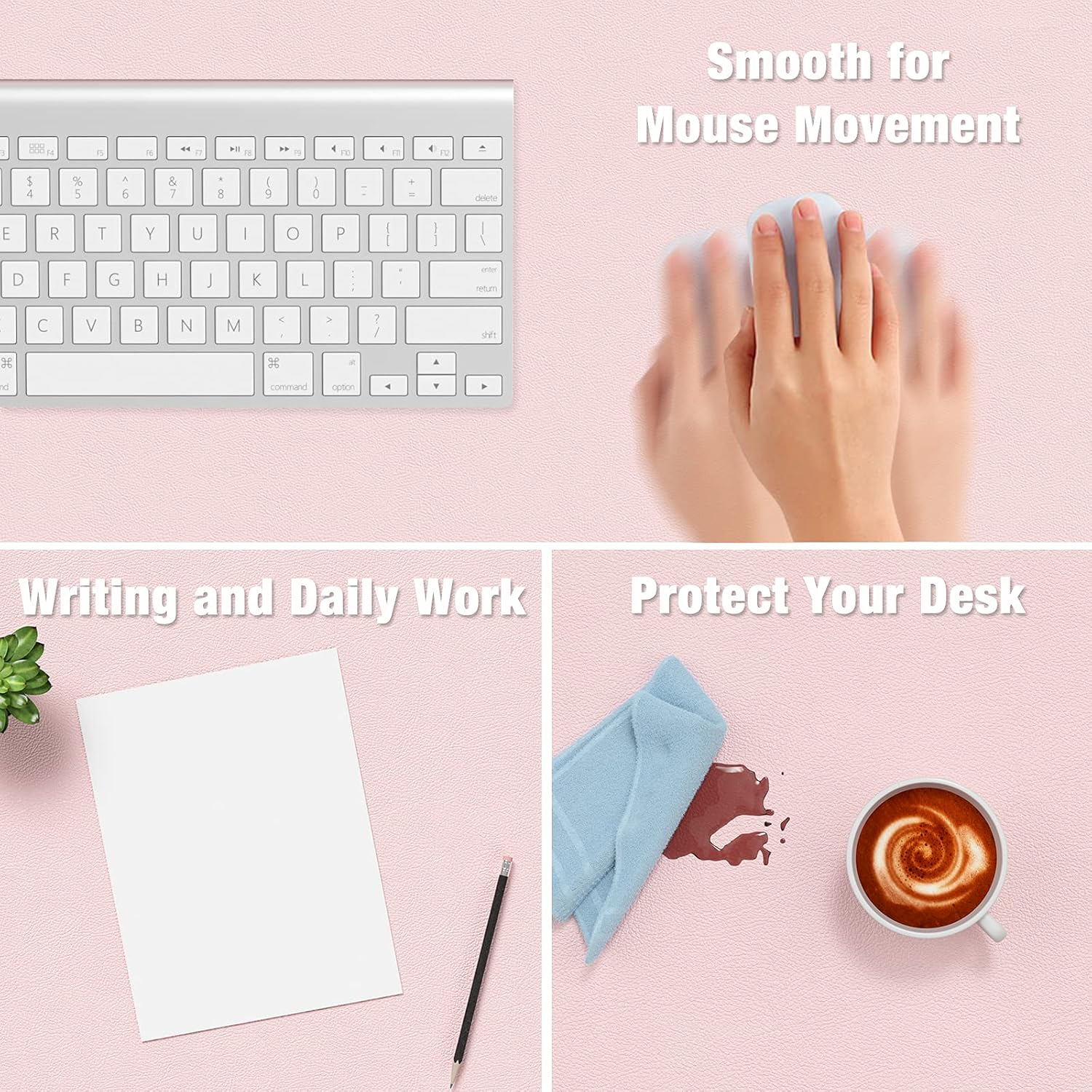 Tapis de bureau en cuir PU 30x - Leather Desk Pad avis et prix