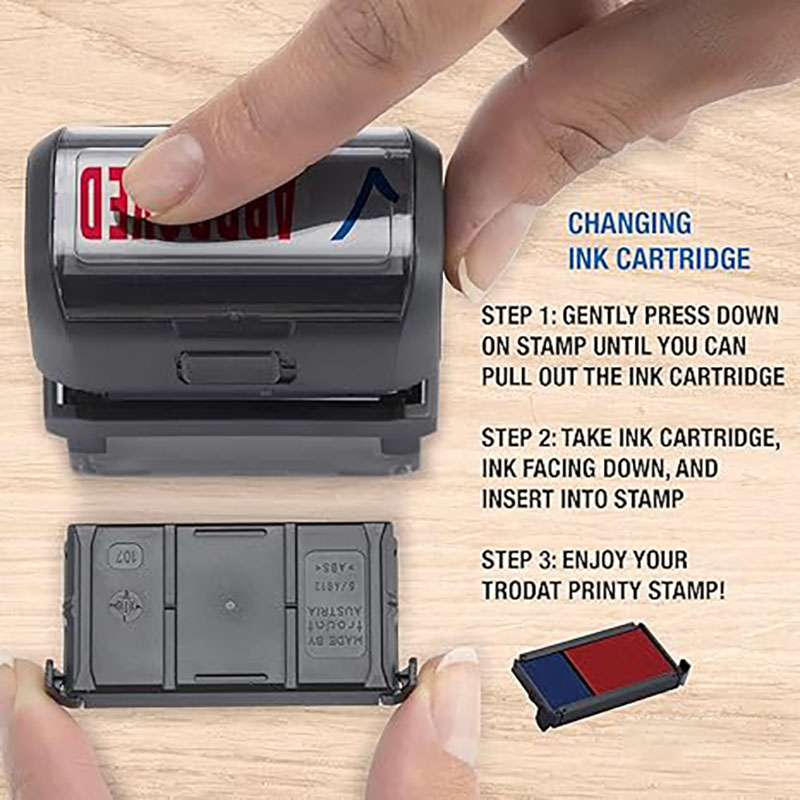 Tampon auto-encreur personnali - Rubber Date Stamp avis et prix