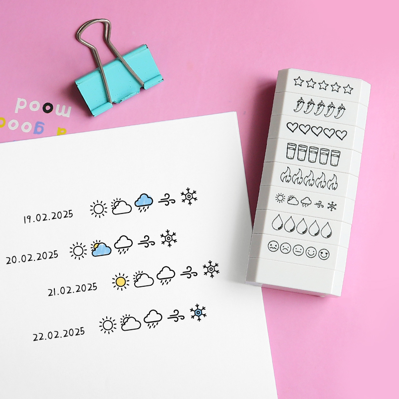 Tampon 8 couches pour évaluati - Rubber Date Stamp avis et prix