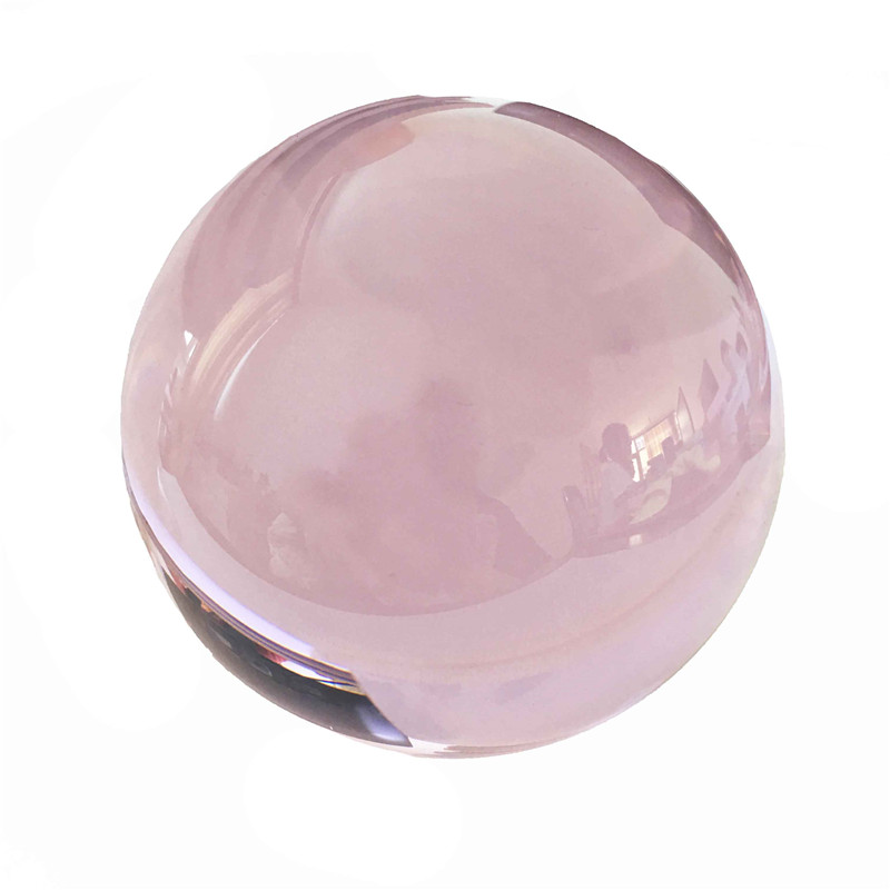 Belle boule de cristal rose Fe - Paper Weight Crystal avis et prix