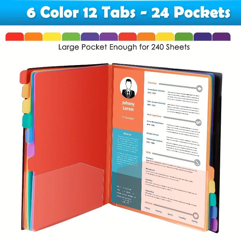 Dossier A4 multicouche avec co - Tab Divider A4 avis et prix