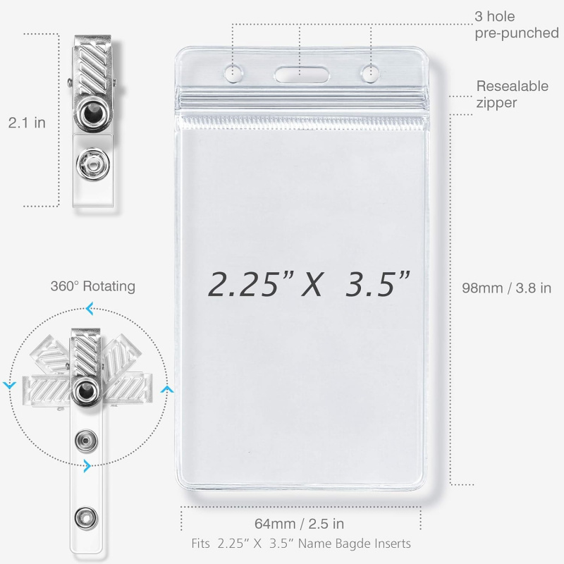 Porte-carte d'identité avec cl - Index Card Holder avis et prix