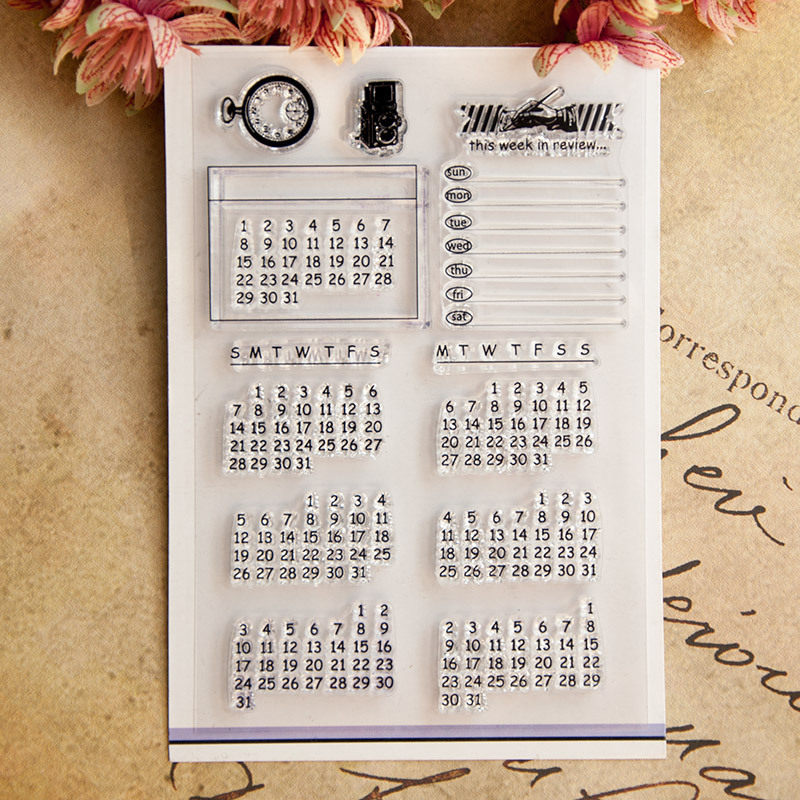 Tampons en caoutchouc transpar - Rubber Date Stamp avis et prix