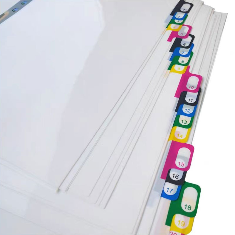 Lot de 5/10/20 feuilles A4 Syn - Tab Divider A4 avis et prix
