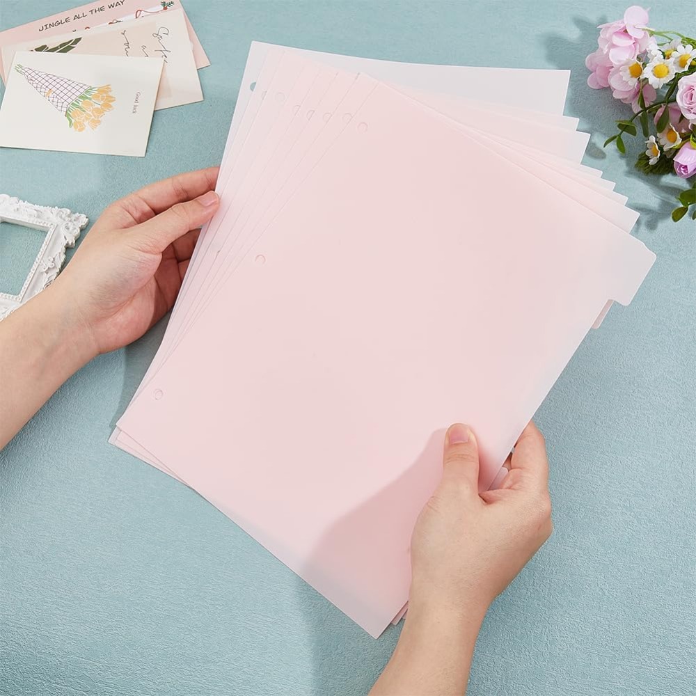 Séparateurs de reliure rose A4 - Tab Divider A4 avis et prix