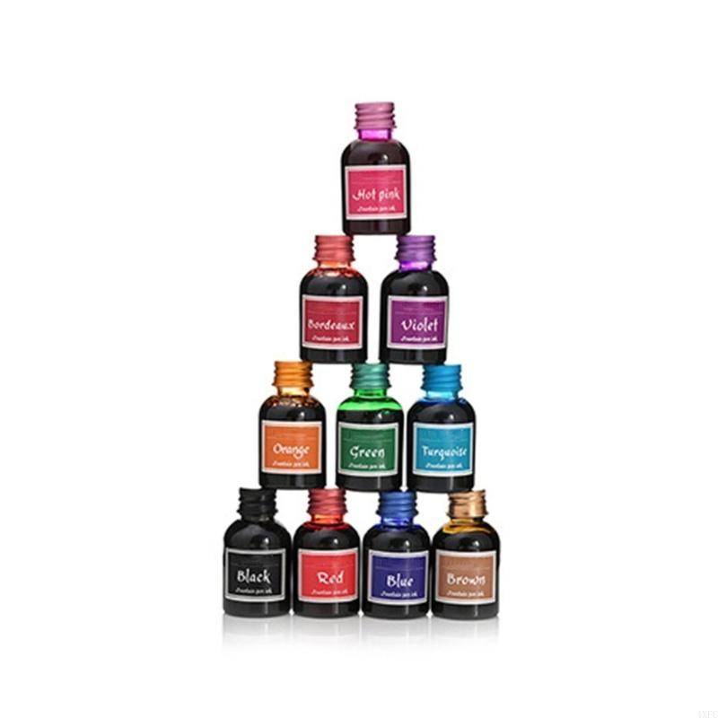 10 couleurs 1 bouteille d'encr - Fountain Pen Bottled Ink avis et prix