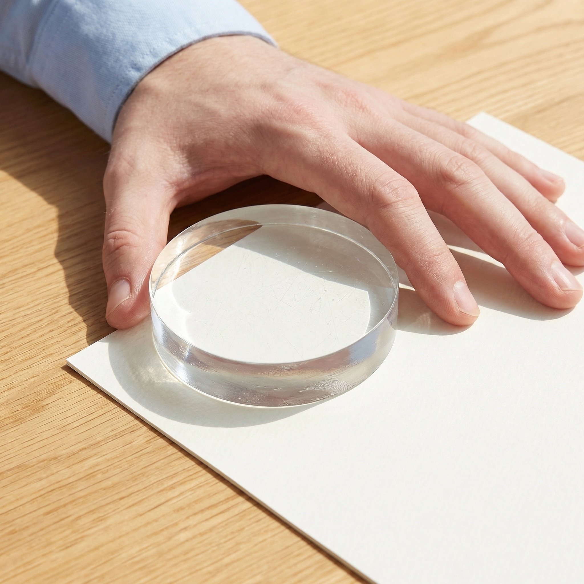 Presse-papiers en cristal tran - Paper Weight Crystal avis et prix