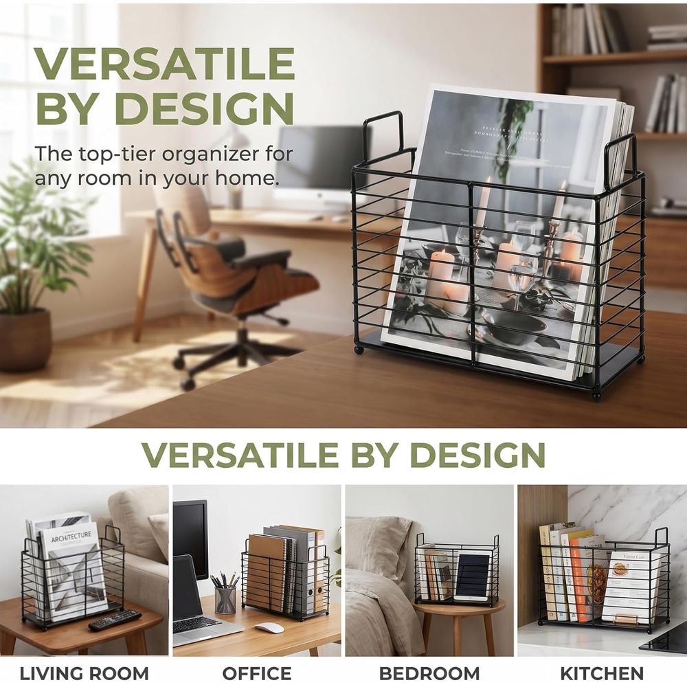Porte-revues en métal, panier  - Magazine Holder Rack avis et prix