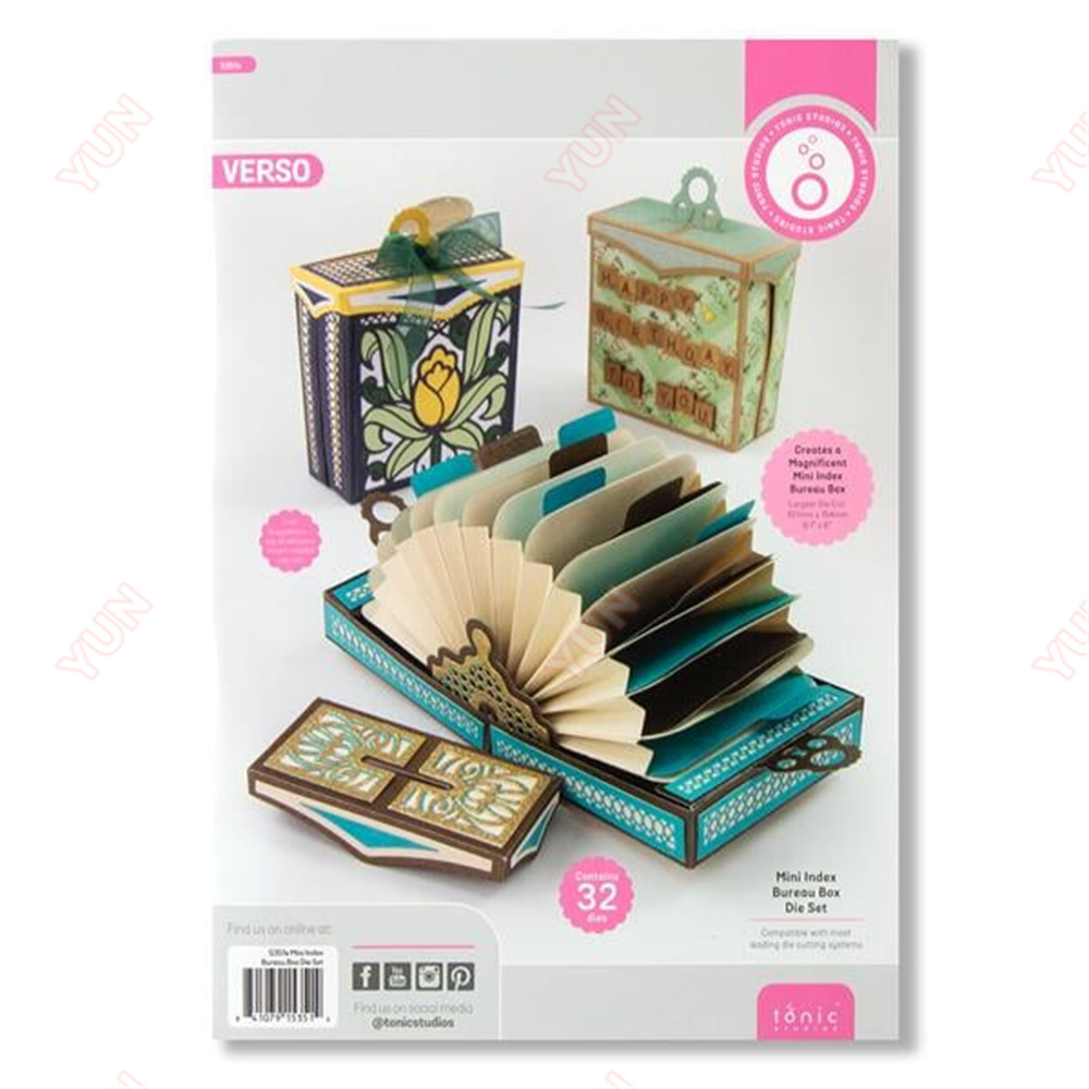 Mini Index Bureau Box Die Set  - Card Index Box avis et prix