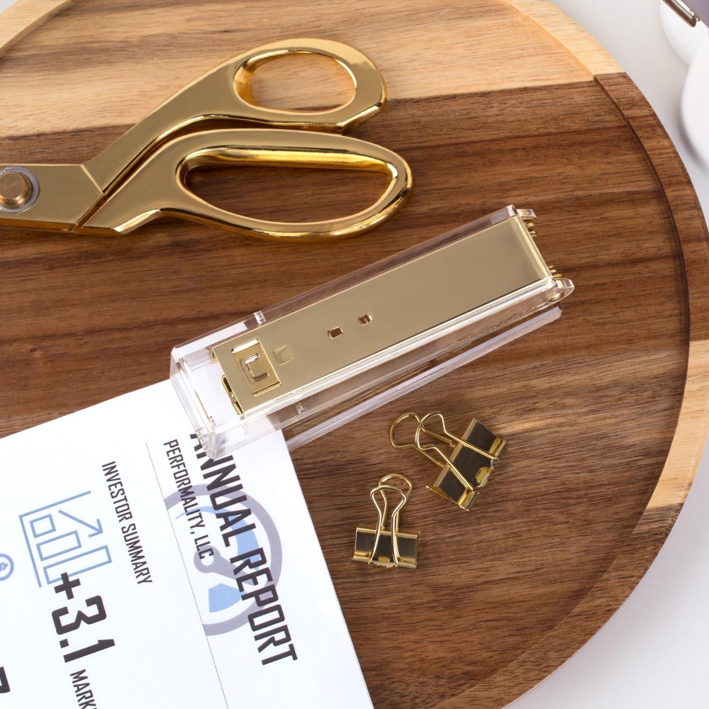 Agrafeuse compacte en acryliqu - Stapler Half Strip avis et prix