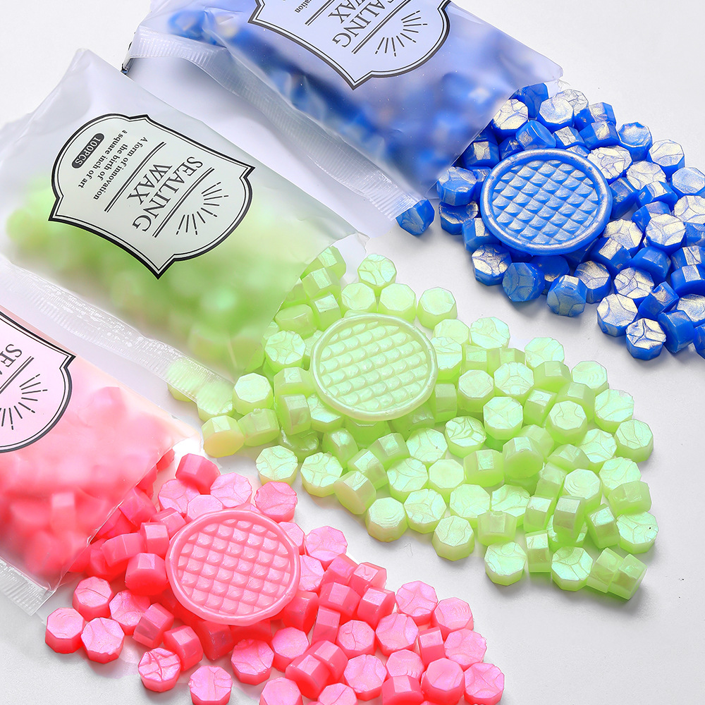 100 pièces Aurora Borealis oct - Wax Seal Stamp Set avis et prix