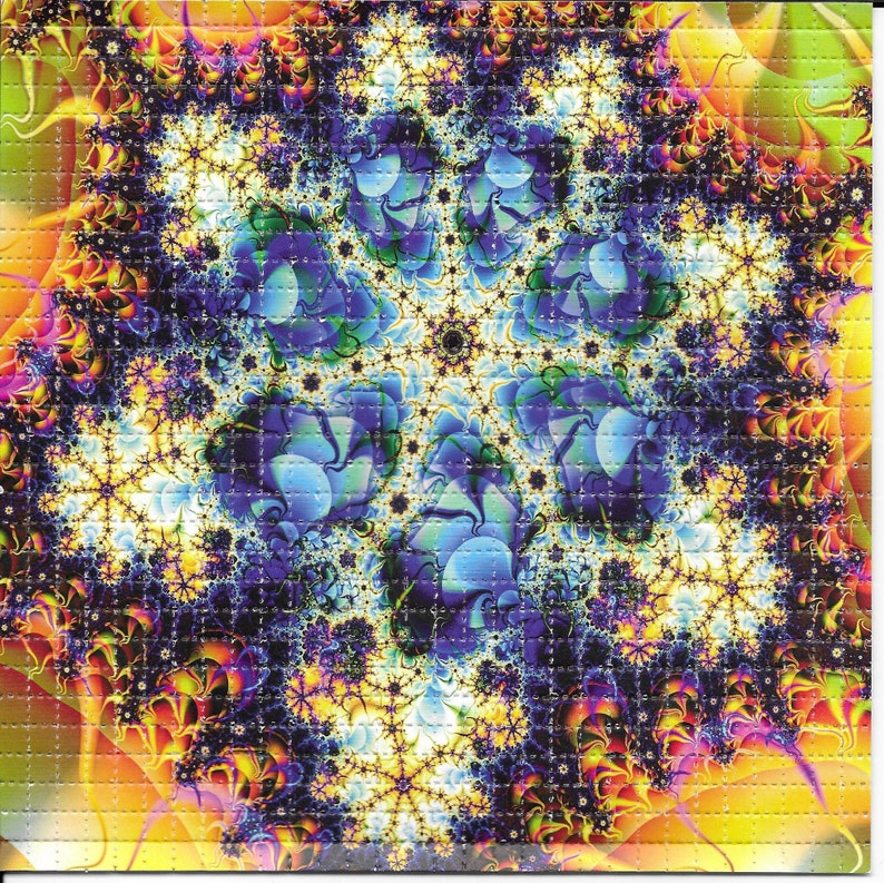Fractal psychédélique LSD sans - Ink Blotter Paper avis et prix