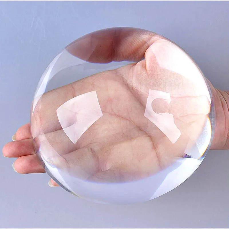 Demi-boule de verre hémisphéri - Paper Weight Crystal avis et prix