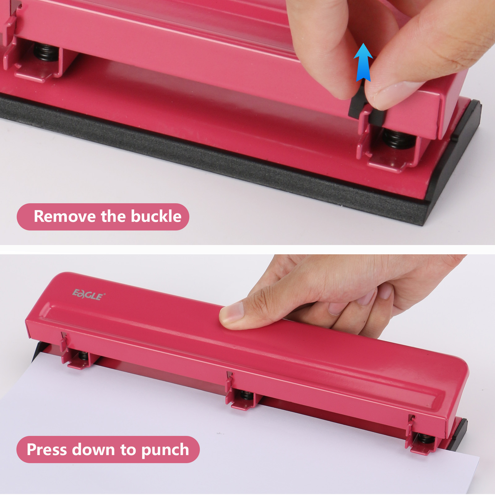 EAGLE Perforateur à 3 trous po - Binder A4 Lever avis et prix